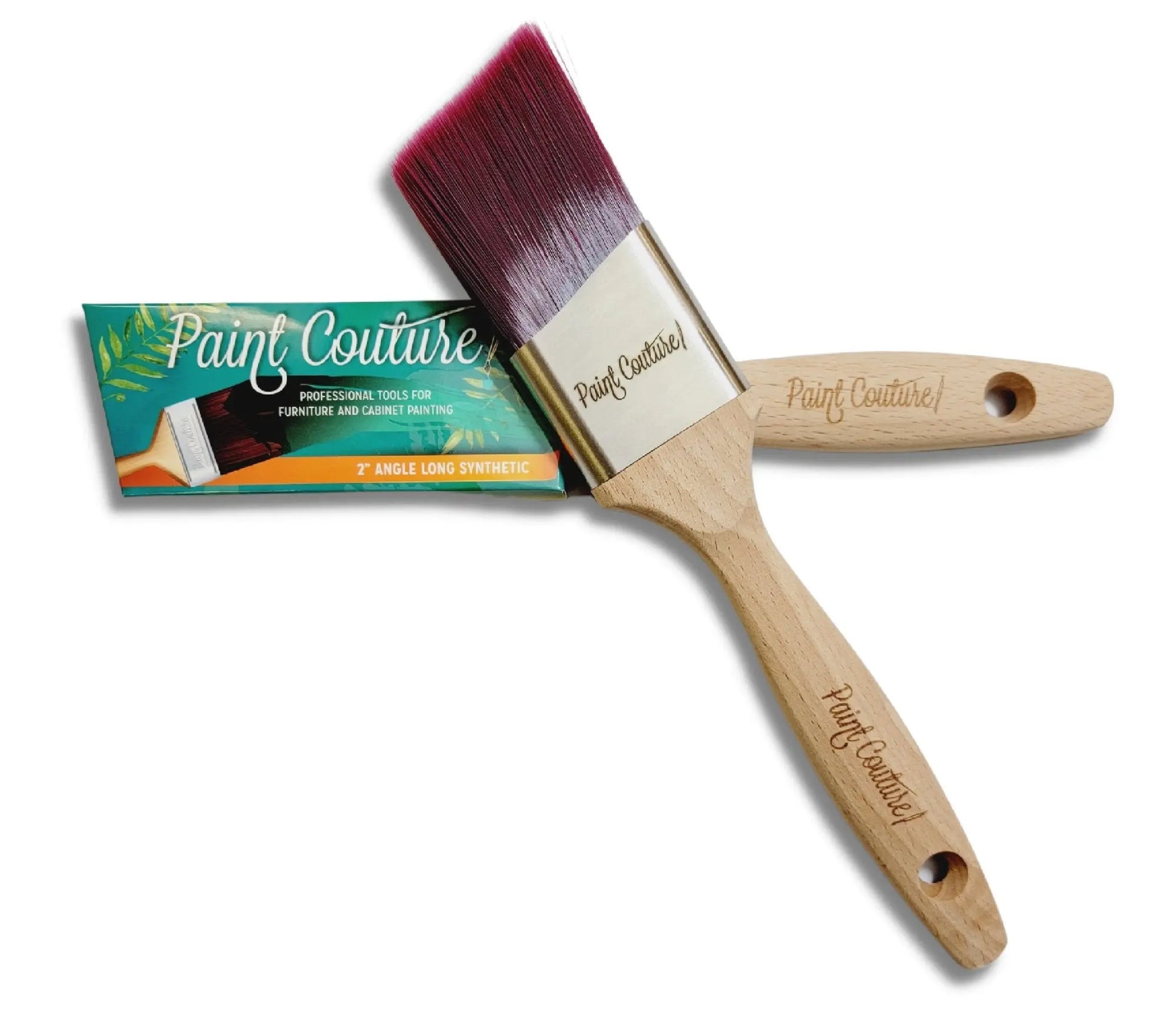 2" Angle Long Paint Couture Synthetic Paint Brush All Paint Products