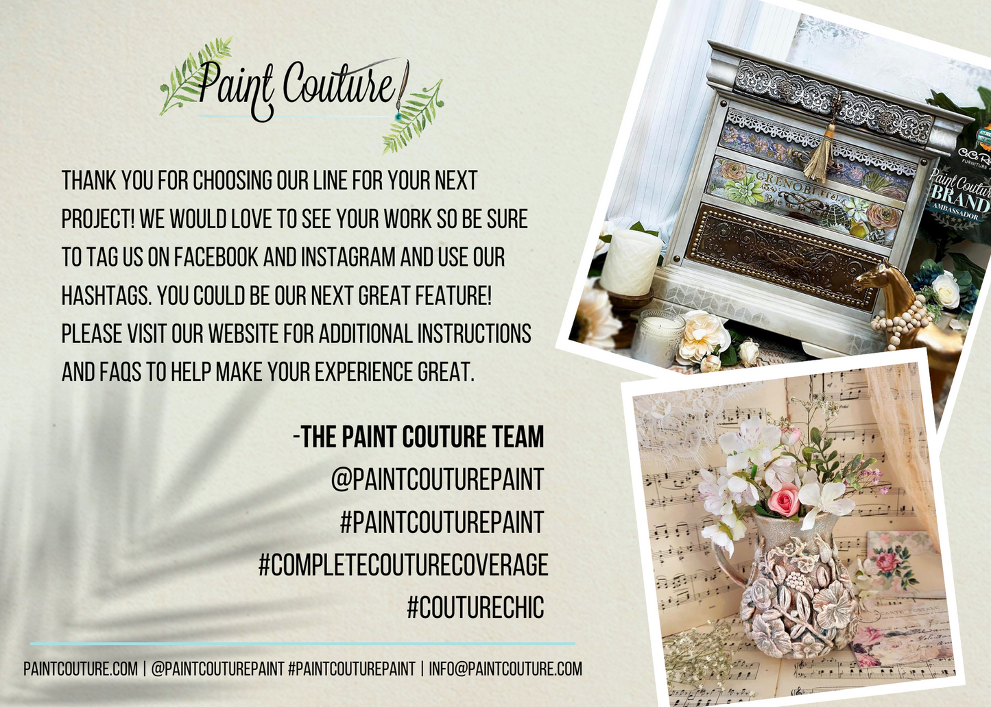 Paint Couture Colors of Sweden Queens Court
