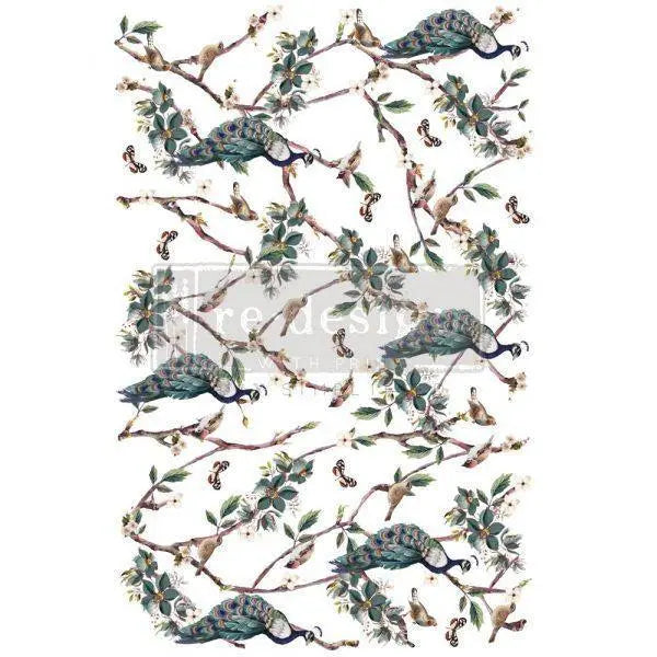 Avian Sanctuary Transfer - Total Sheet Size: 24″ X 35″ Prima Re-Design