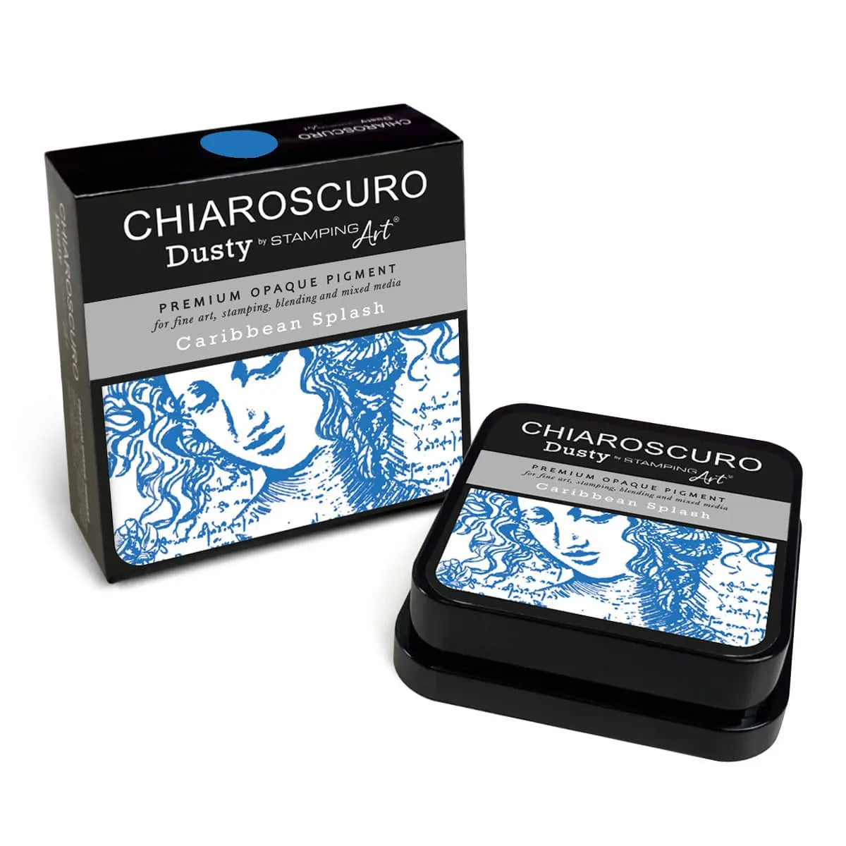 Caribbean Splash Chiaroscuro Dusty Ink Pad All Paint Products