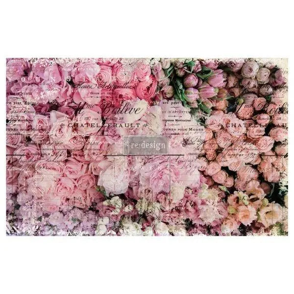 DÉCOUPAGE DÉCOR TISSUE PAPER – FLOWER MARKET Prima Re-Design