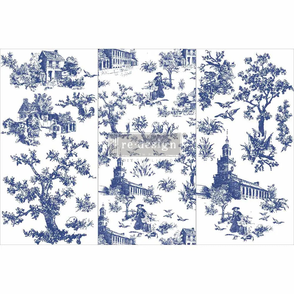 Decor Transfers® - mini transfer Toile Prima Re-Design