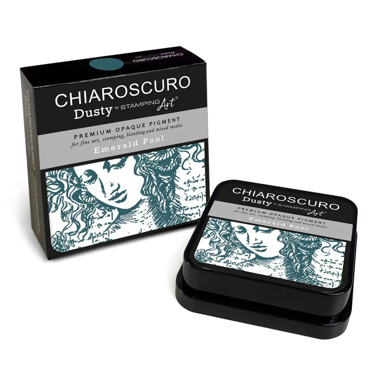 Emerald Pool Chiaroscuro Dusty Ink Pad All Paint Products