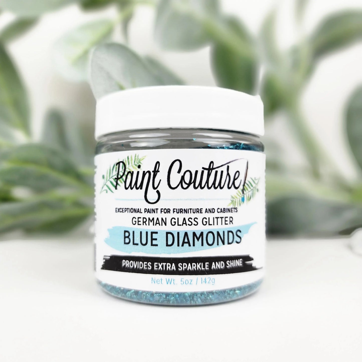 German Glass Glitter - Blue Diamonds Paint Couture