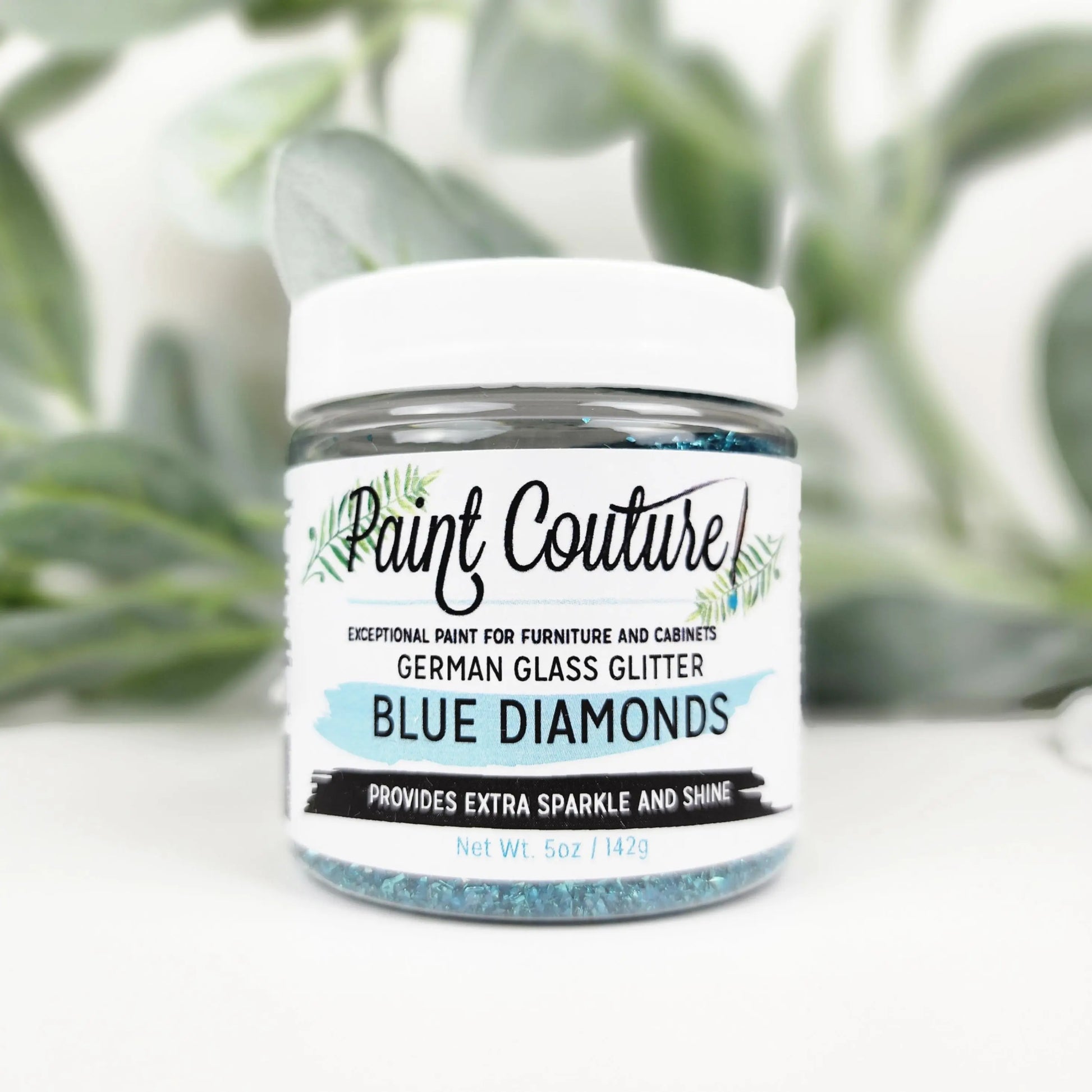 German Glass Glitter - Blue Diamonds Paint Couture