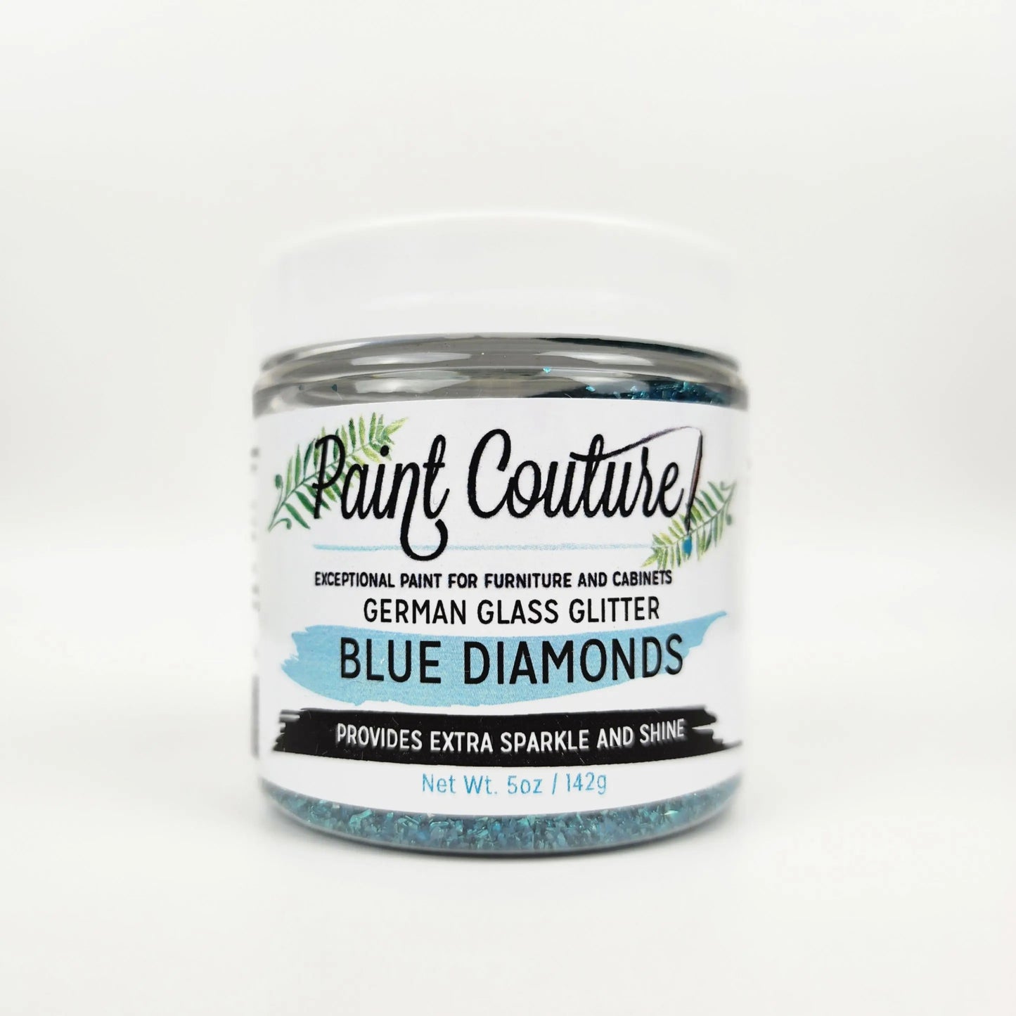 German Glass Glitter - Blue Diamonds Paint Couture