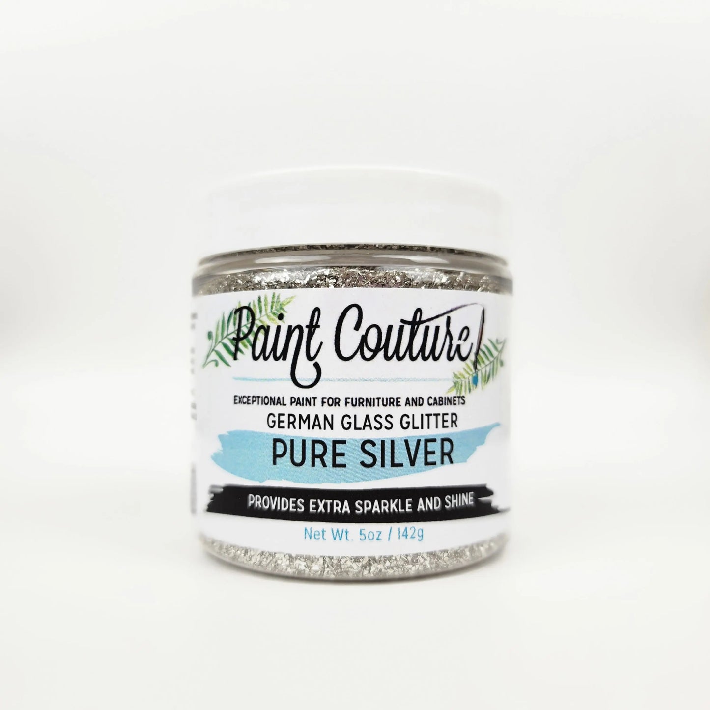 German Glass Glitter - Pure Silver Paint Couture