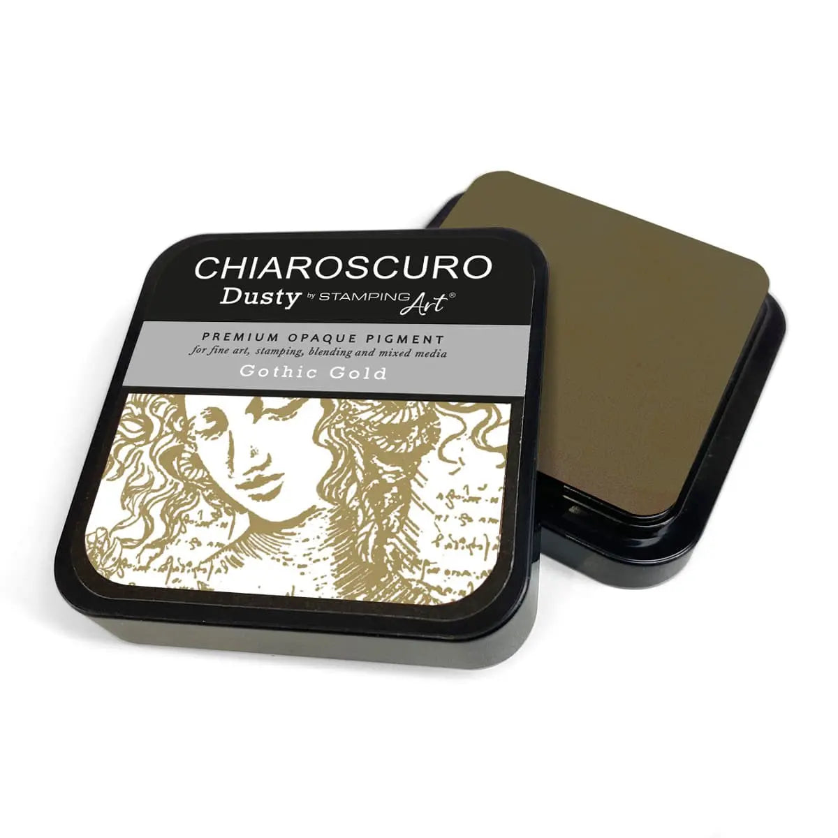 Gothic Gold Chiaroscuro Dusty Ink Pad All Paint Products