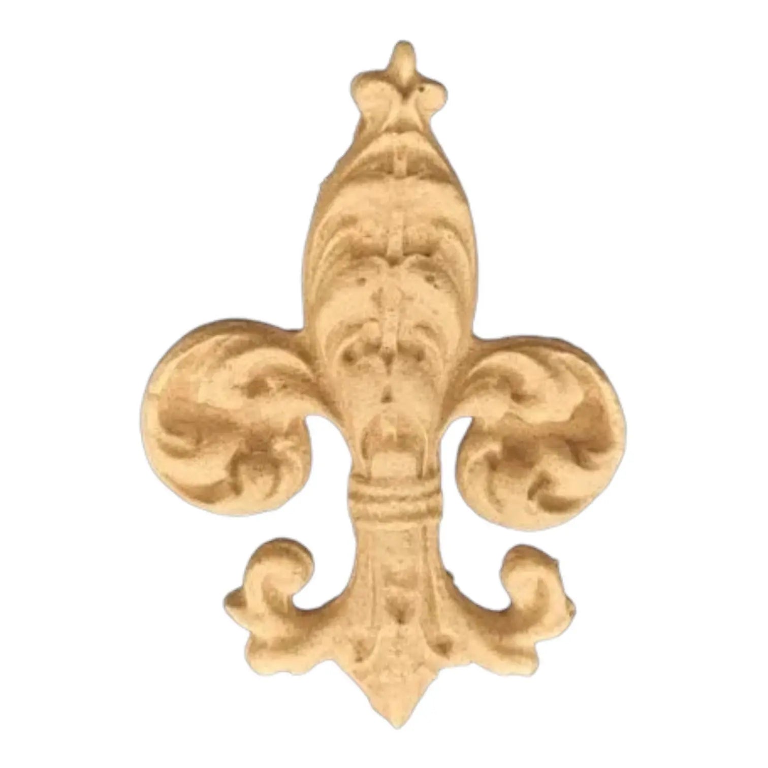 IFW 1316 Carved Fleur de lis, small embellishment iFlex Wood Products