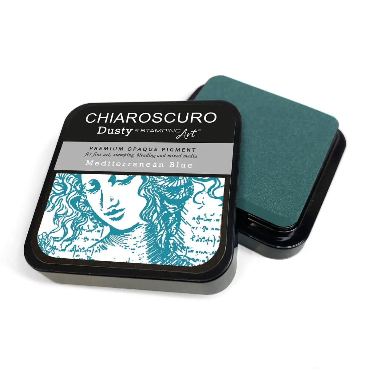 Mediterranean Blue Chiaroscuro Dusty Ink Pad All Paint Products