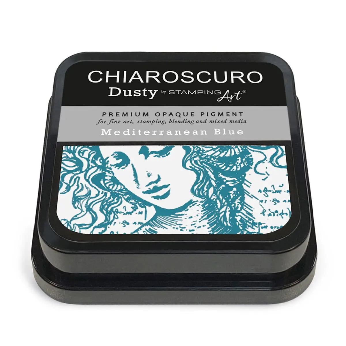 Mediterranean Blue Chiaroscuro Dusty Ink Pad All Paint Products