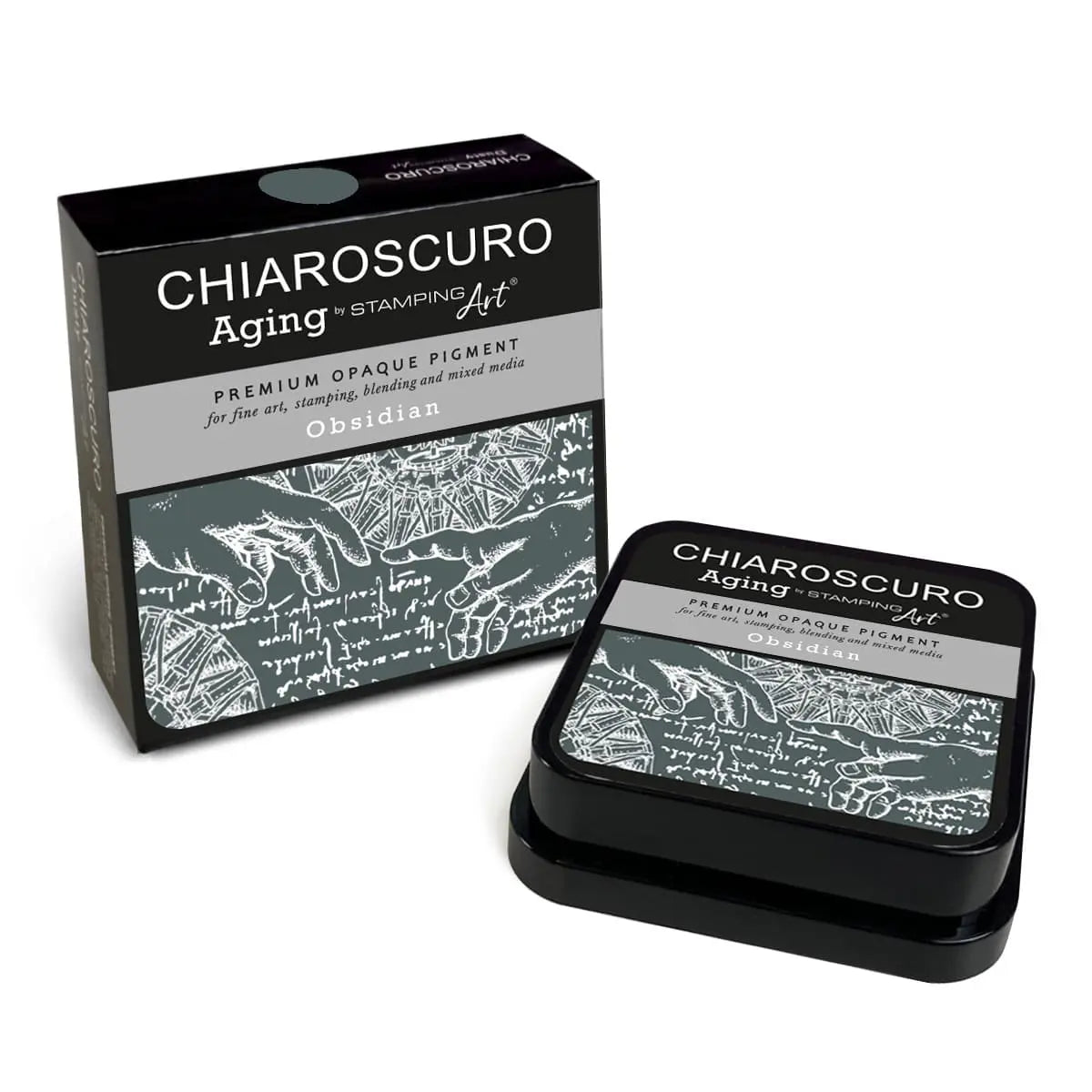 Obsidian Chiaroscuro Aging Ink Pad All Paint Products