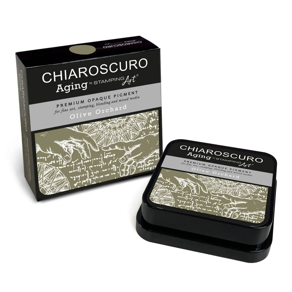 Olive Orchard Chiaroscuro Aging Ink Pad All Paint Products