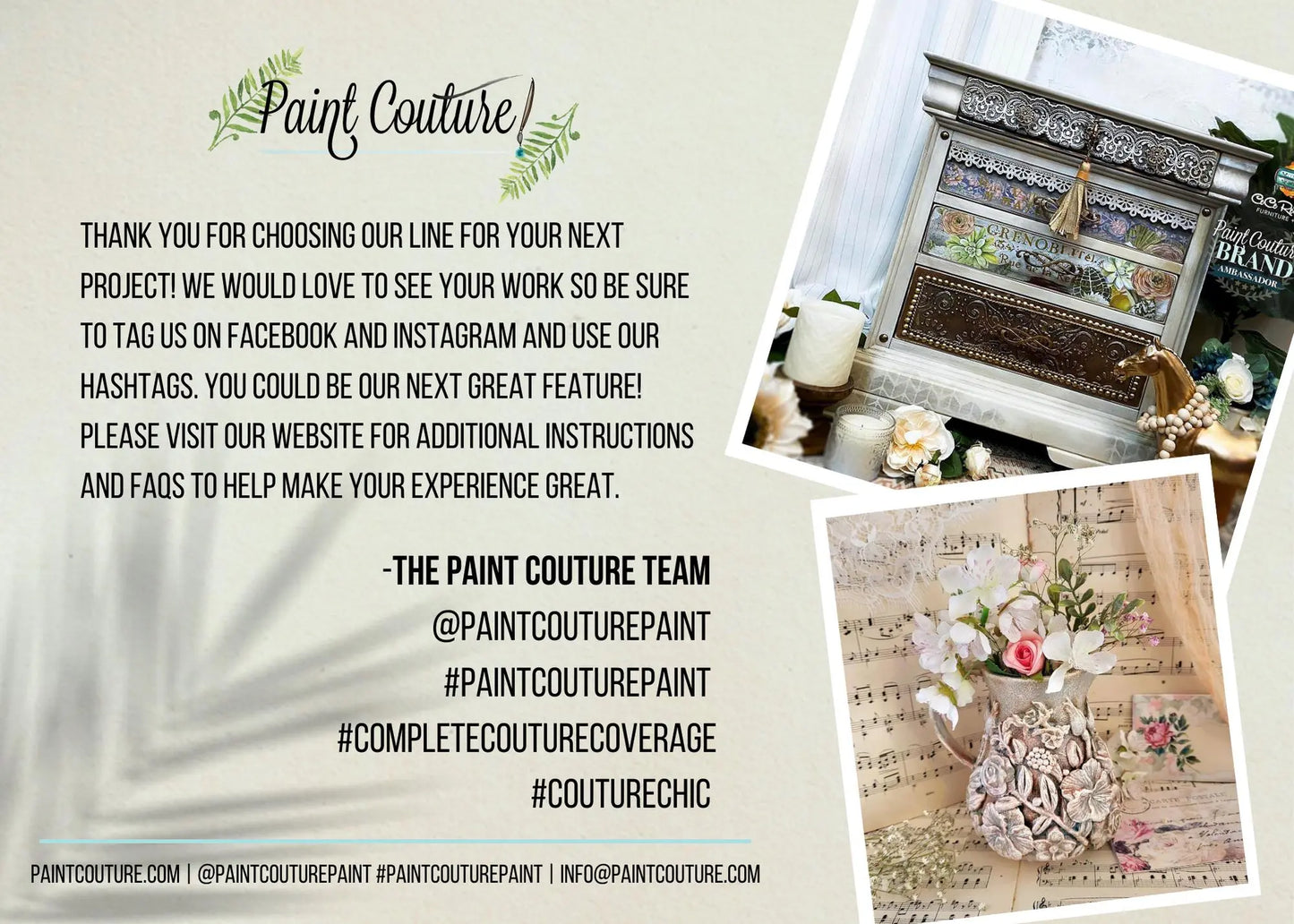 Paint Couture Colors of Sweden Queens Court Paint Couture