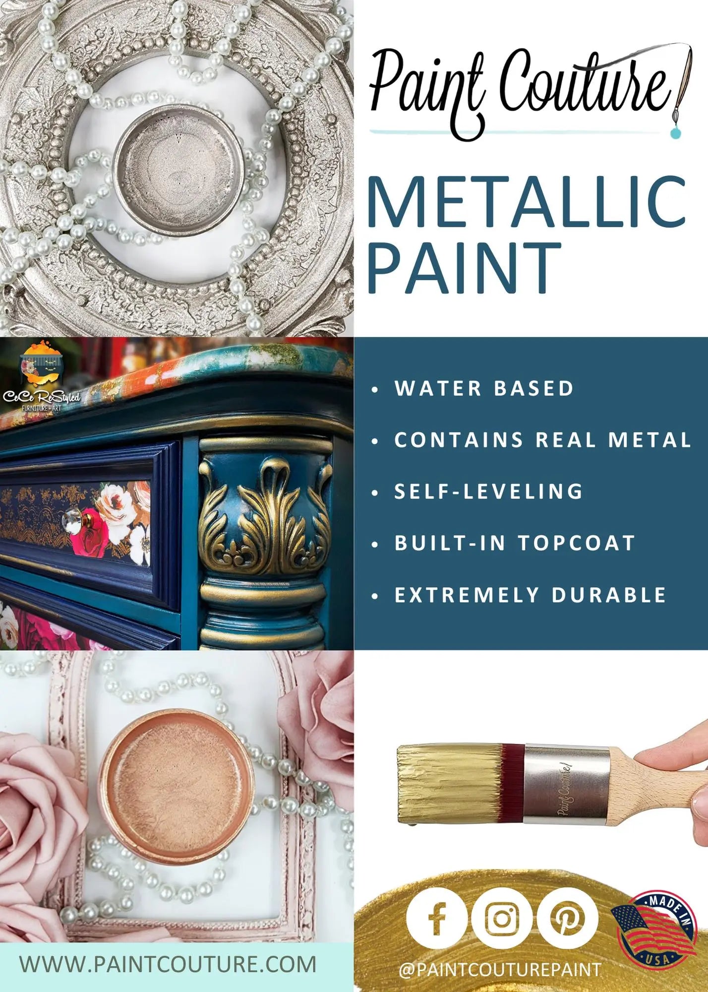 Paint Couture Metallic Paint Sheer Bliss Paint Couture