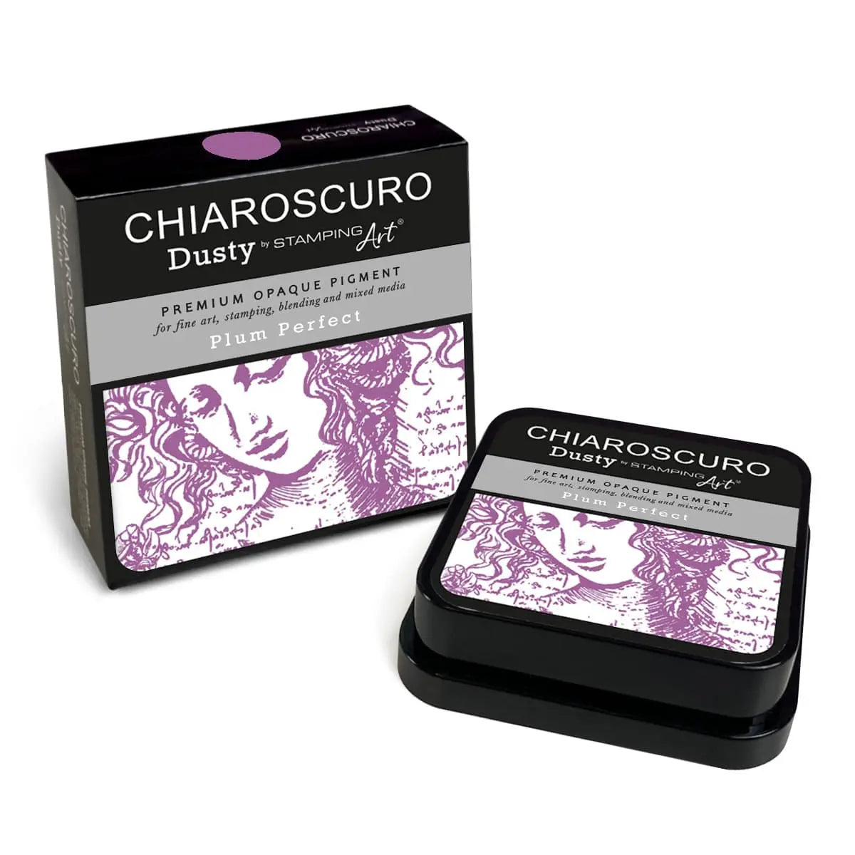 Plum Perfect Chiaroscuro Dusty Ink Pad All Paint Products