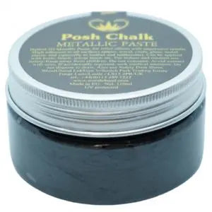 Posh Chalk Metallic Paste - Black Carbon 110ml Posh Chalk