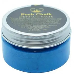 Posh Chalk Metallic Paste - Blue Fhthalo 110ml