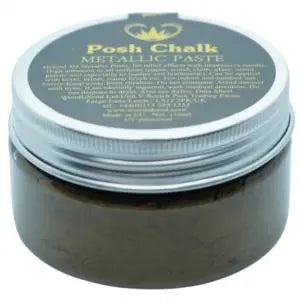 Posh Chalk Metallic Paste - Brown Van Dyke 110ml Posh Chalk