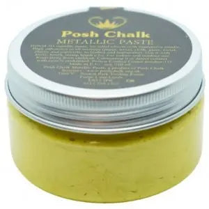 Posh Chalk Metallic Paste - Yellow Canary Cadmium 110ml