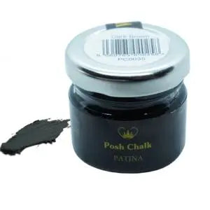 Posh Chalk Patina - Dark Brown 30ml Posh Chalk