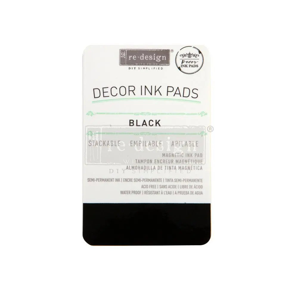 Re- Design with Prima DÉCOR INK PAD – BLACK Prima Re-Design