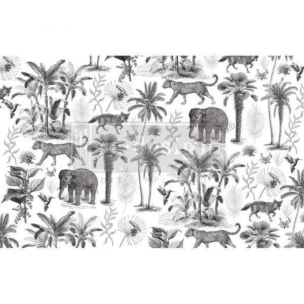 Re-Design with Prima Wild Savanna - DÉCOUPAGE DÉCOR TISSUE PAPER Prima Re-Design