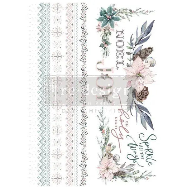 Sparkle & Joy Transfer - Total Sheet Size: 24″ X 35″, CUT INTO 2 SHEETS Prima Re-Design